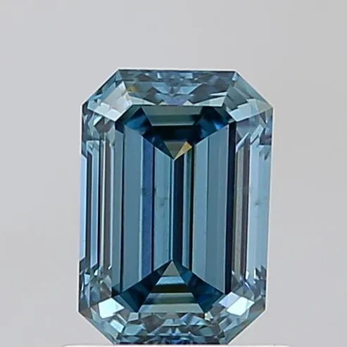 1.01ct Emerald Lab Grown Diamond (Colour Fancy Intense Green Blue, Clarity VS2, IGI Certified)