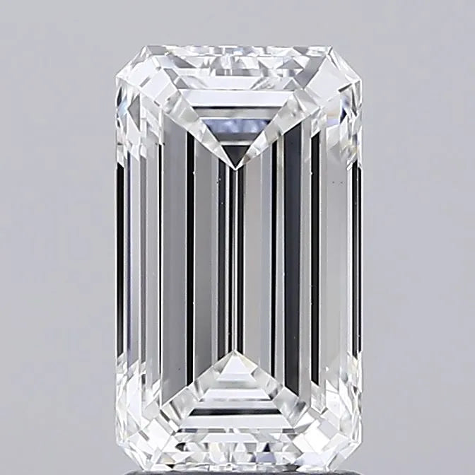 2.30ct Emerald Lab Grown Diamond (Colour F, Clarity VS1, IGI Certified)