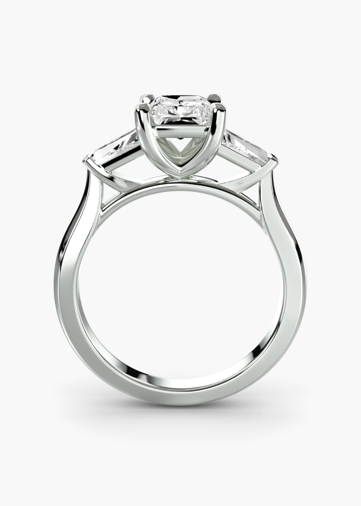 Three-Stone Ring (Baguette Side Stones) 2