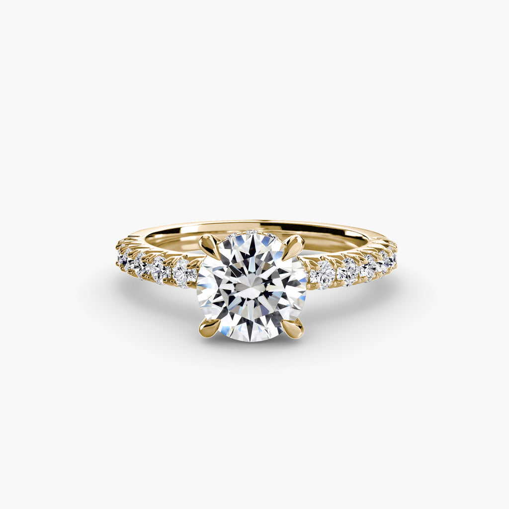 Solitaire with Pavé 6